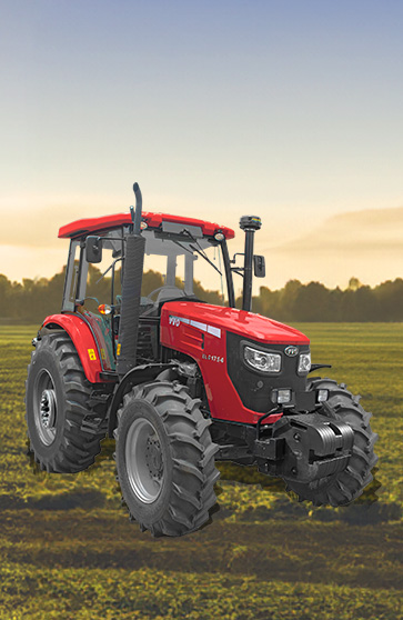 Tractor agrícola YTO ELG1754, 175HP, 4x4, con cabina A/C, perfecto para fumigación y mantenimiento de cultivos extensivos.