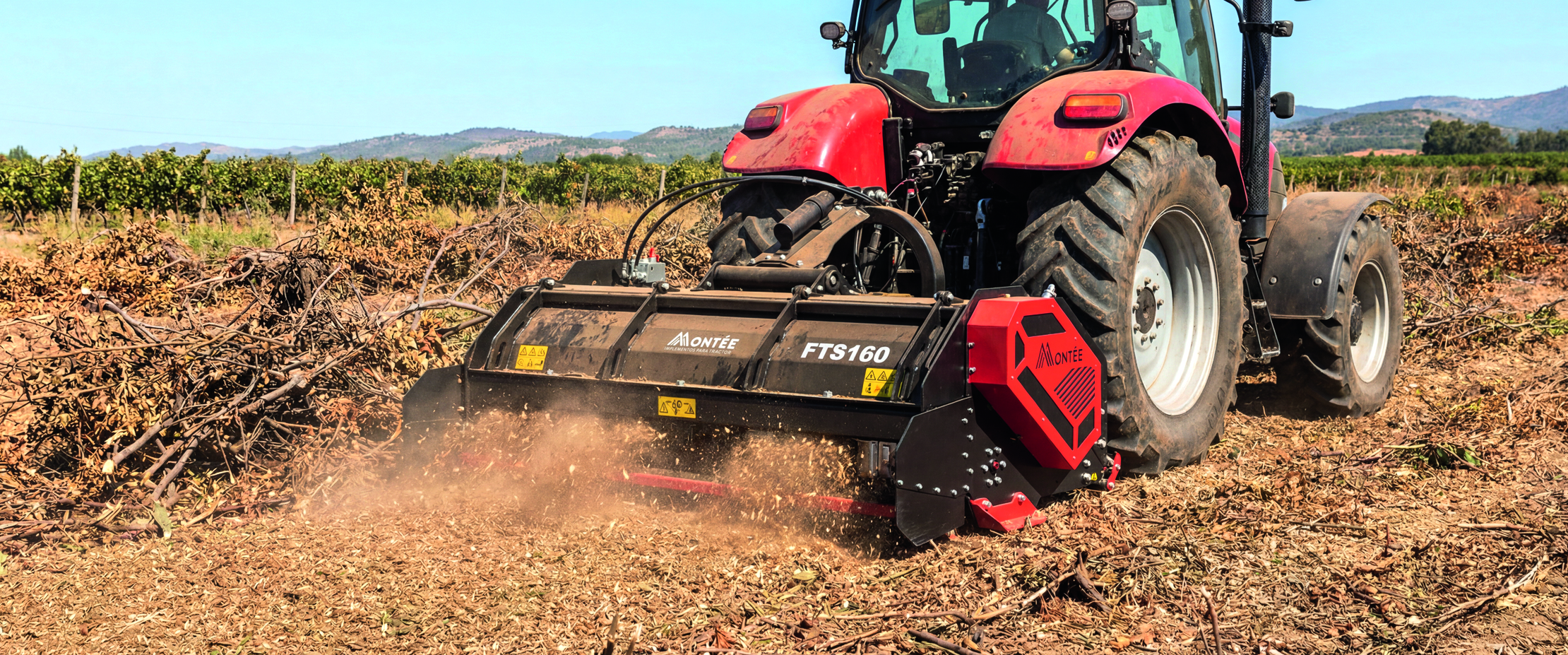 Desbrozadora fija para pastos y malezas para tractor - implemento agrícola Colombia YTO