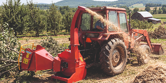 Trituradora de madera y residuos orgánicos para tractor PTO - YTO Colombia